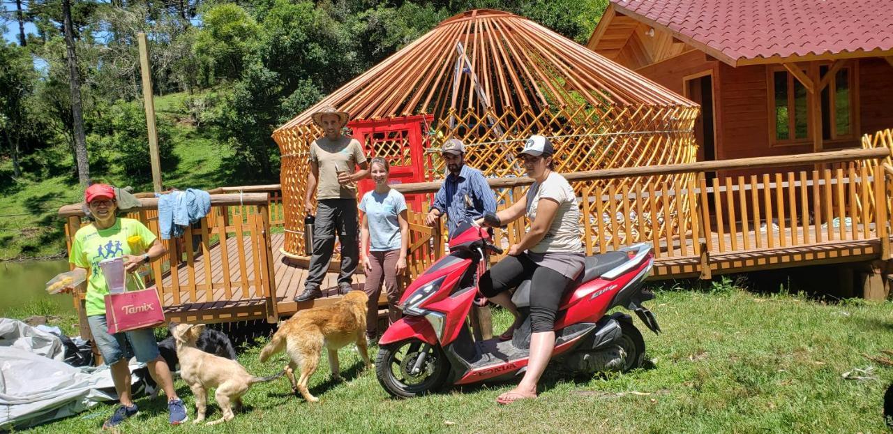 אורוביסי Casa Campo Yurt 3 Aconchego Tenda Mongolica Wifi מראה חיצוני תמונה