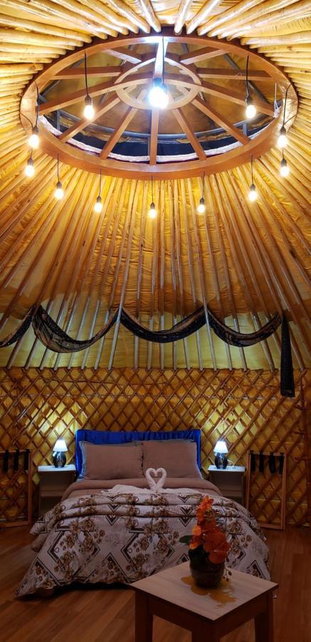 אורוביסי Casa Campo Yurt 3 Aconchego Tenda Mongolica Wifi מראה חיצוני תמונה