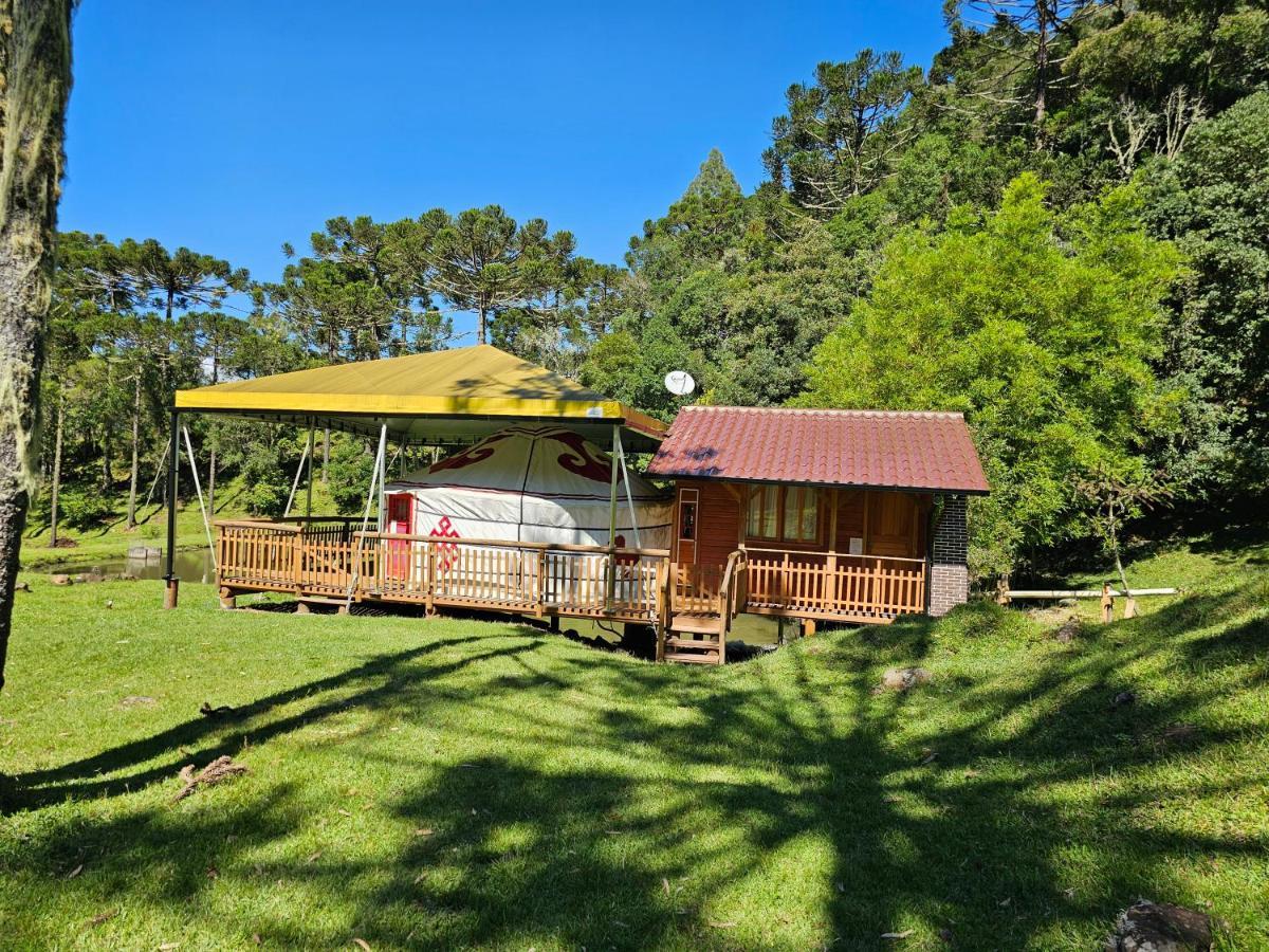 אורוביסי Casa Campo Yurt 3 Aconchego Tenda Mongolica Wifi מראה חיצוני תמונה