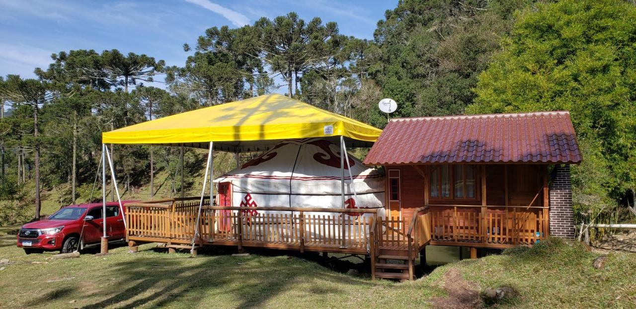 אורוביסי Casa Campo Yurt 3 Aconchego Tenda Mongolica Wifi מראה חיצוני תמונה